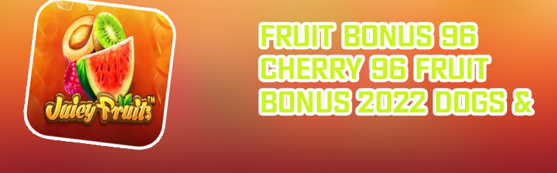 Fruit bonus 96 slot machine for sale